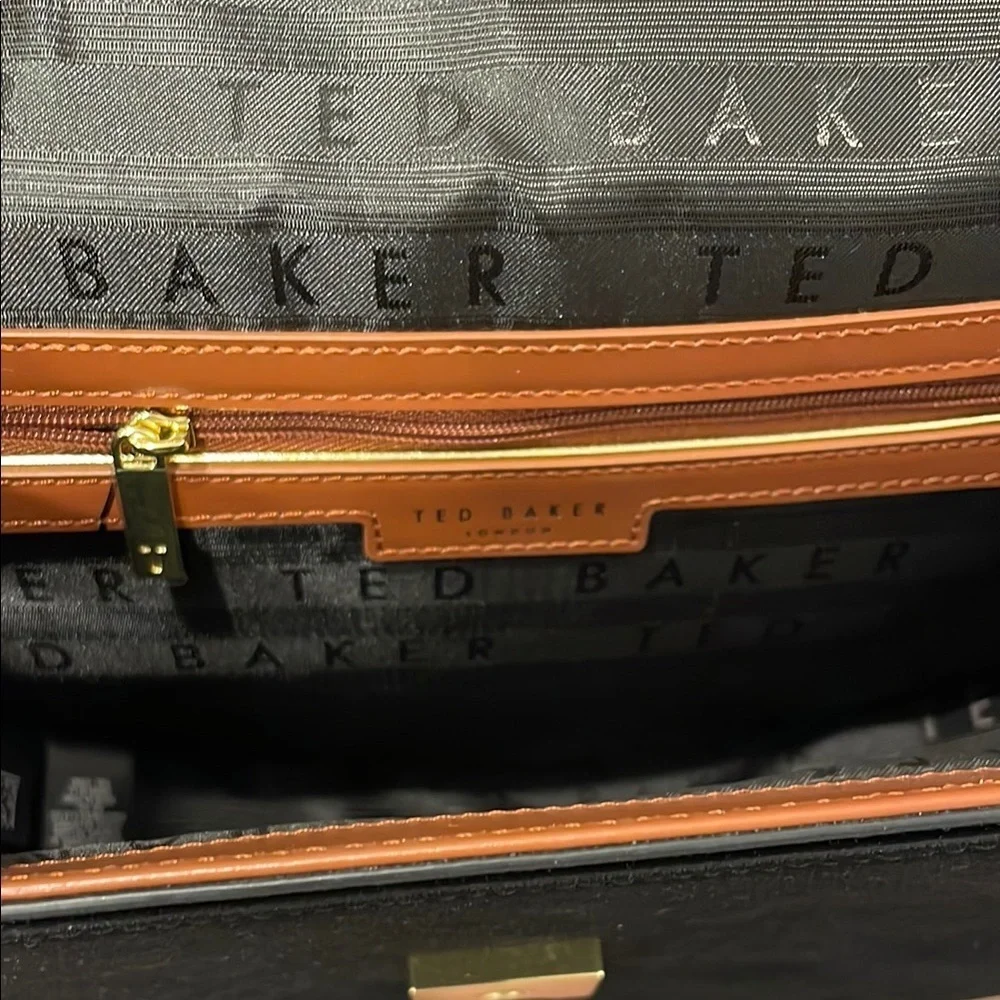 Ted Baker London Brown and Black Shoulder Bag